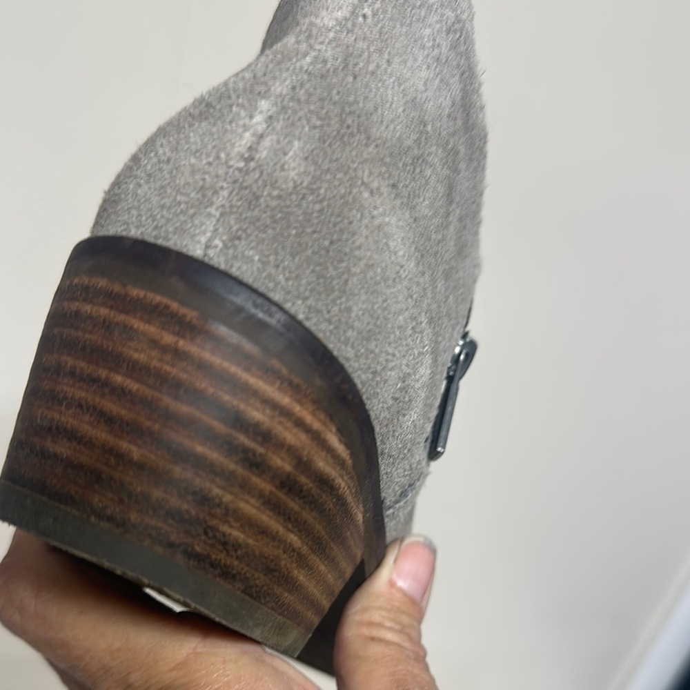 Lucky Brand Gray Suede Chelsea Boots - Picture 13 of 16